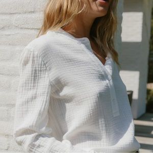 JENNI KAYNE - NWT | Cypress Collarless Shirt